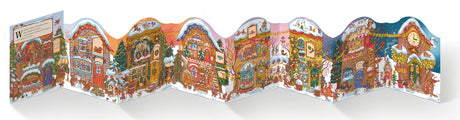 Brown Bear Wood: Christmas is Coming to Town! Fold-Out Advent Calendar - Rachel Piercey