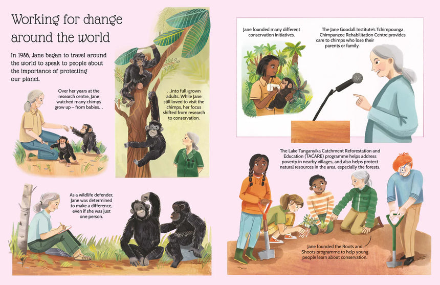 Sticker Life Stories: Jane Goodall - Evie Daye
