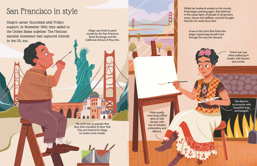 Sticker Life Stories: Frida Kahlo - Evie Daye
