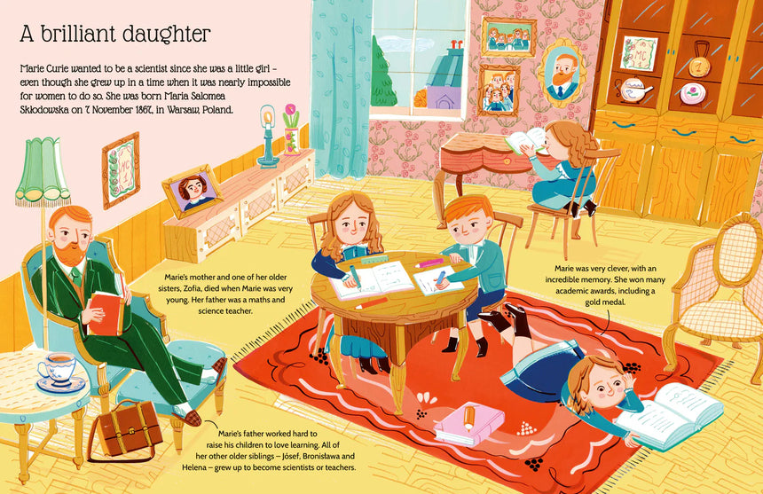 Sticker Life Stories: Marie Curie - Evie Daye