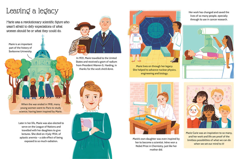 Sticker Life Stories: Marie Curie - Evie Daye
