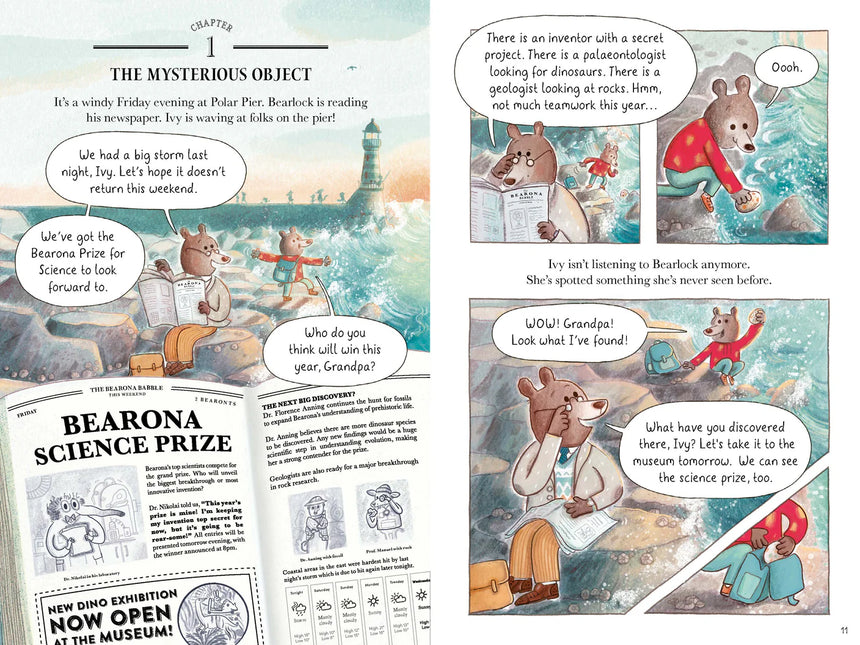 Ivy and Bearlock Holmes: the Mystery Of The Dinosaur Fossil - Kristyna Litten