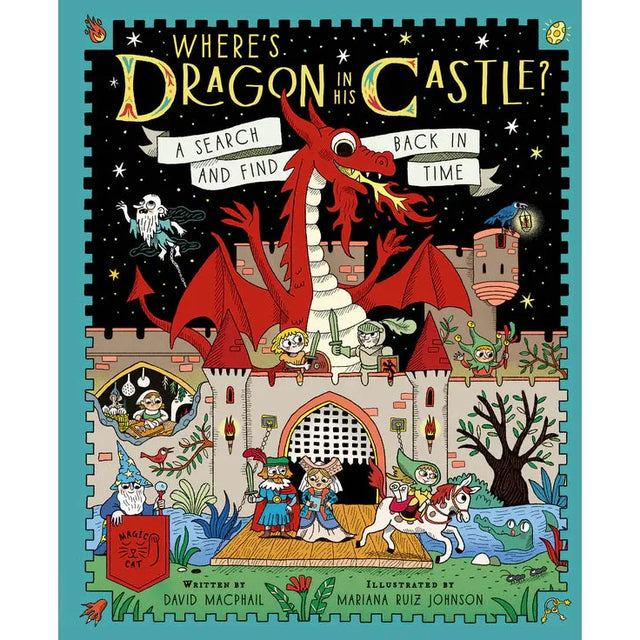 Where's Dragon In His Castle? Search and find book - David Macphail | Scout & Co