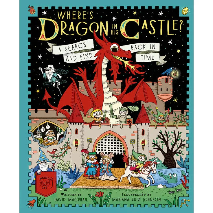Where's Dragon In His Castle? Search and find book - David Macphail | Scout & Co