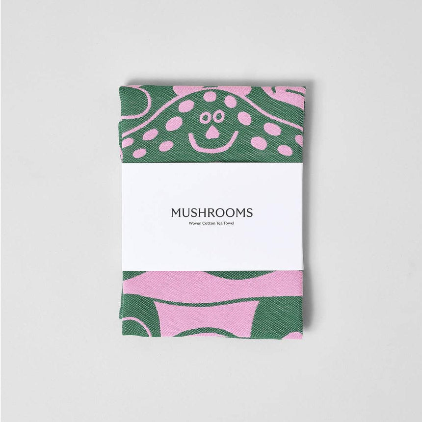 Wrap - Mushrooms tea towel | Scout & Co