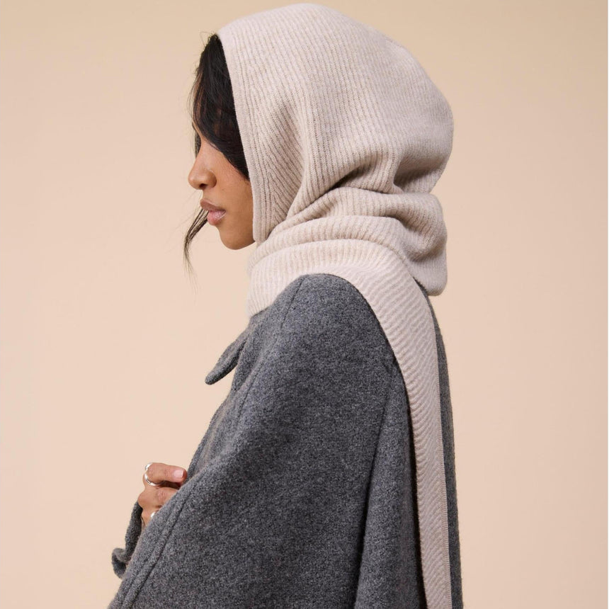 TBCo - Merino Wool Hood in Oatmeal | Scout & Co
