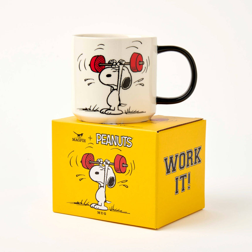 Magpie x Peanuts - Work It! Snoopy mug | Scout & Co