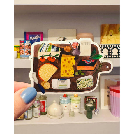 Daria Solak - Cheeseboard sticker | Scout & Co