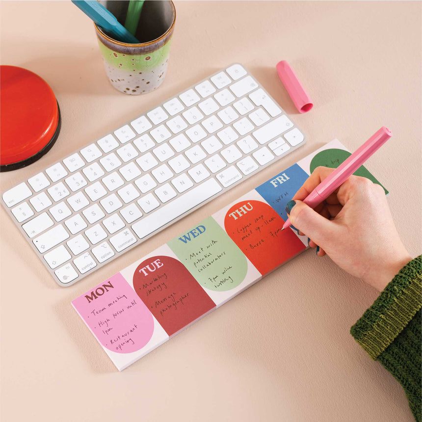 Good Tuesday - Keyboard Weekly Planner Pad - Work Hard, Play Nice | Scout & Co