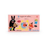 Moulin Roty - Les Schmouks 3-in-1 colouring pencils - set of 9 | Scout & Co