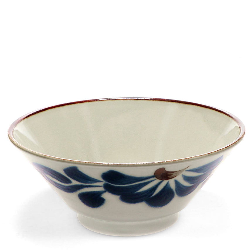 Rex - Japanese porcelain noodle bowl - Flower | Scout & Co