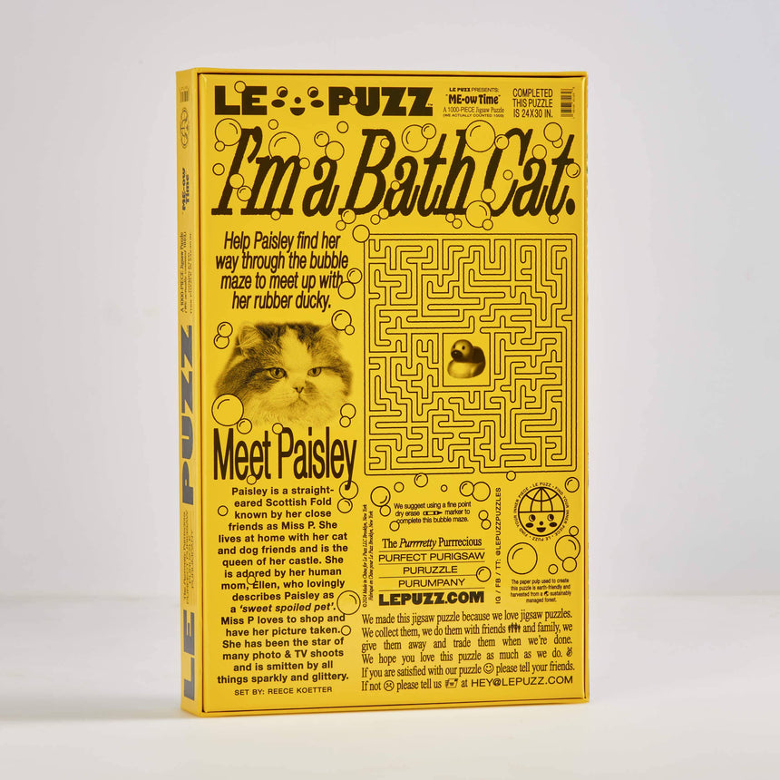 Le Puzz - ME-ow Time 1000-piece jigsaw puzzle