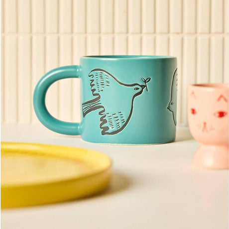 Donna Wilson - Bluebird ceramic mug | Scout & Co