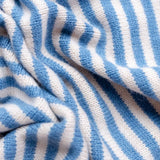 TBCo - Merino Triangle Scarf in Blue Stripe | Scout & Co