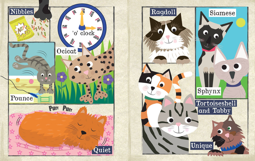 Jo & Nic's Crinkly Cloth Books - A-Z of Cats