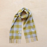 TBCo - Lambswool Scarf in Avocado Gingham | Scout & Co