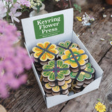 Studio Wald - Keyring Flower Press - Greens & Yellows | Scout & Co