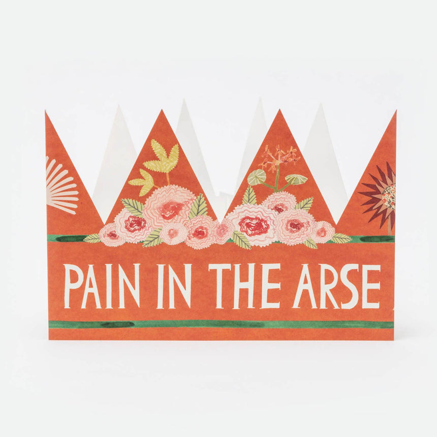 Hadley - Pain In The Arse party hat card | Scout & Co