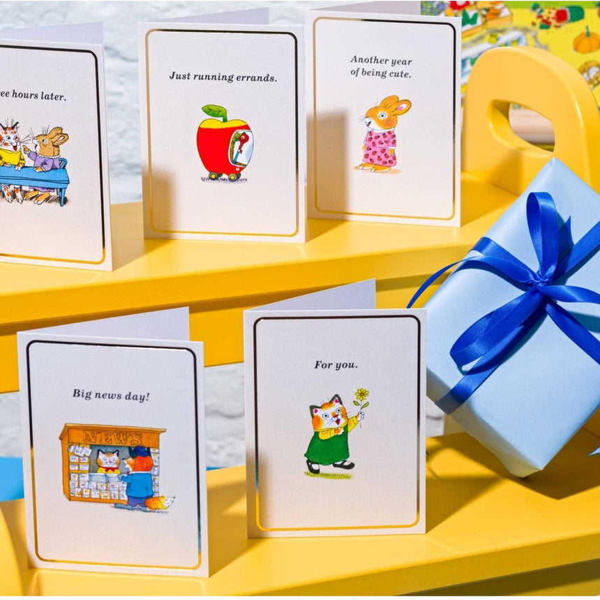 Studio Boketto x Richard Scarry - Big News Day mini card | Scout & Co