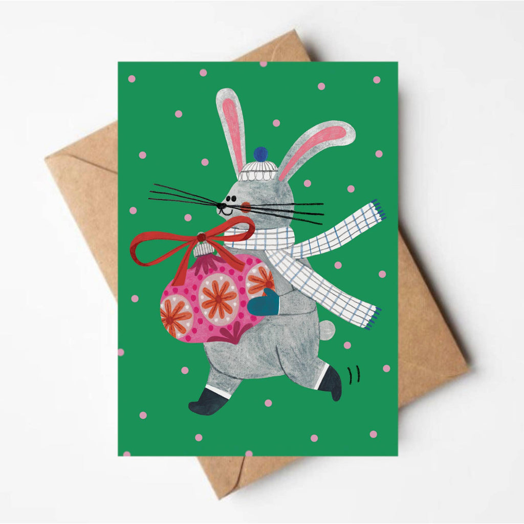 Daria Solak - Christmas Bunny card | Scout & Co