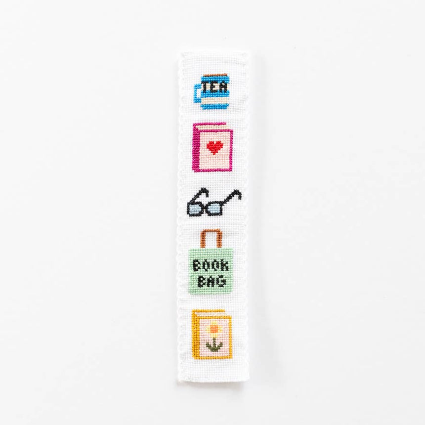Cotton Clara - Bookish Cross Stitch Bookmark Kit | Scout & Co
