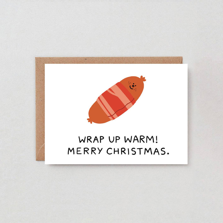 Wrap - Wrap Up Warm Christmas Card | Scout & Co