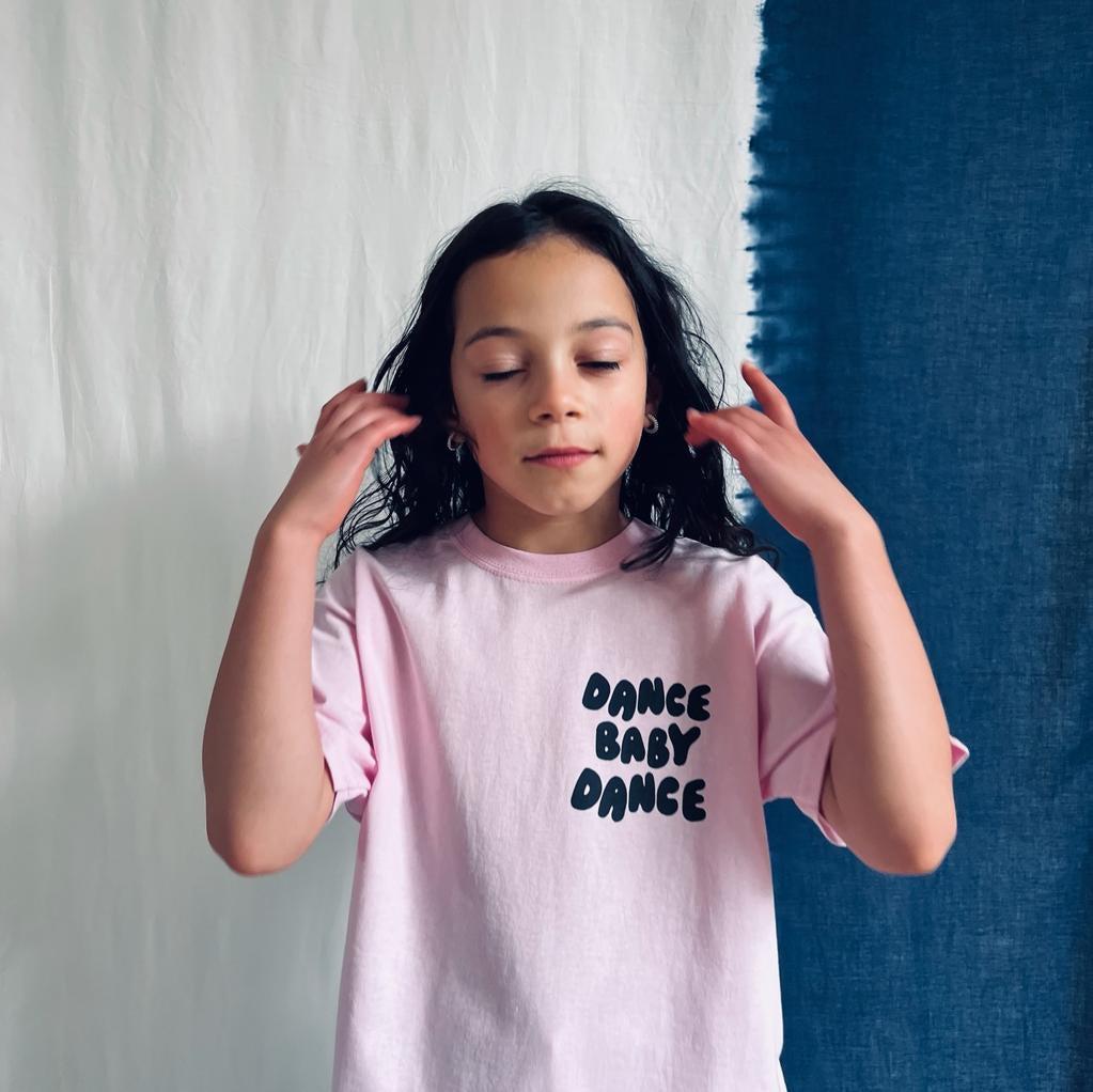 Young Double x Scout & Co exclusive - Dance Baby Dance T-shirt - Pink | Scout & Co
