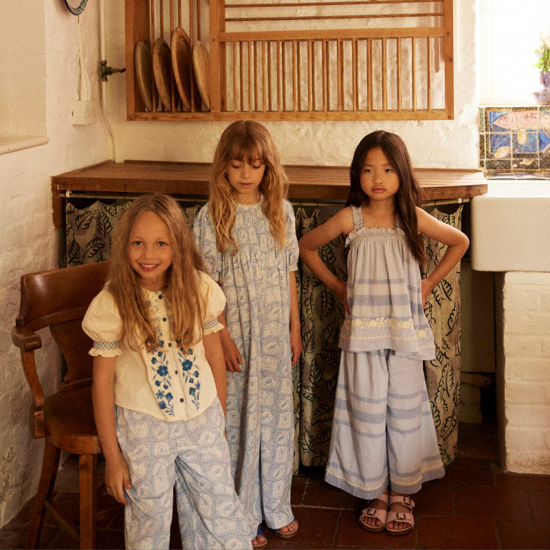 Apolina - Adina top and trousers set - Summerhouse Stripe | Scout & Co