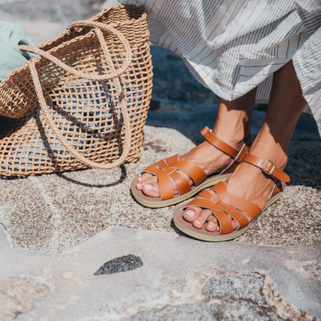 Saltwater Swimmer Sandals - Tan - Adult | Scout & Co