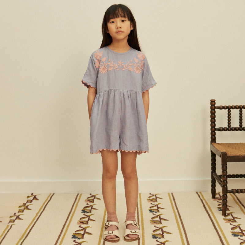 Apolina - Alma playsuit - Blue lilac | Scout & Co