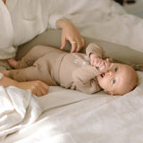Claude & Co - Milking It baby bodysuit - Chocolate | Scout & Co