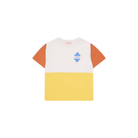 Tiny Cottons - Colour Block tee - mauve & yellow | Scout & Co