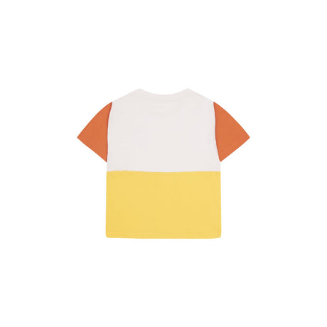 Tiny Cottons - Colour Block tee - mauve & yellow | Scout & Co