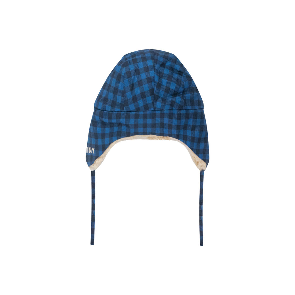 Tiny Cottons - Vichy chapka hat - blue / navy | Scout & Co