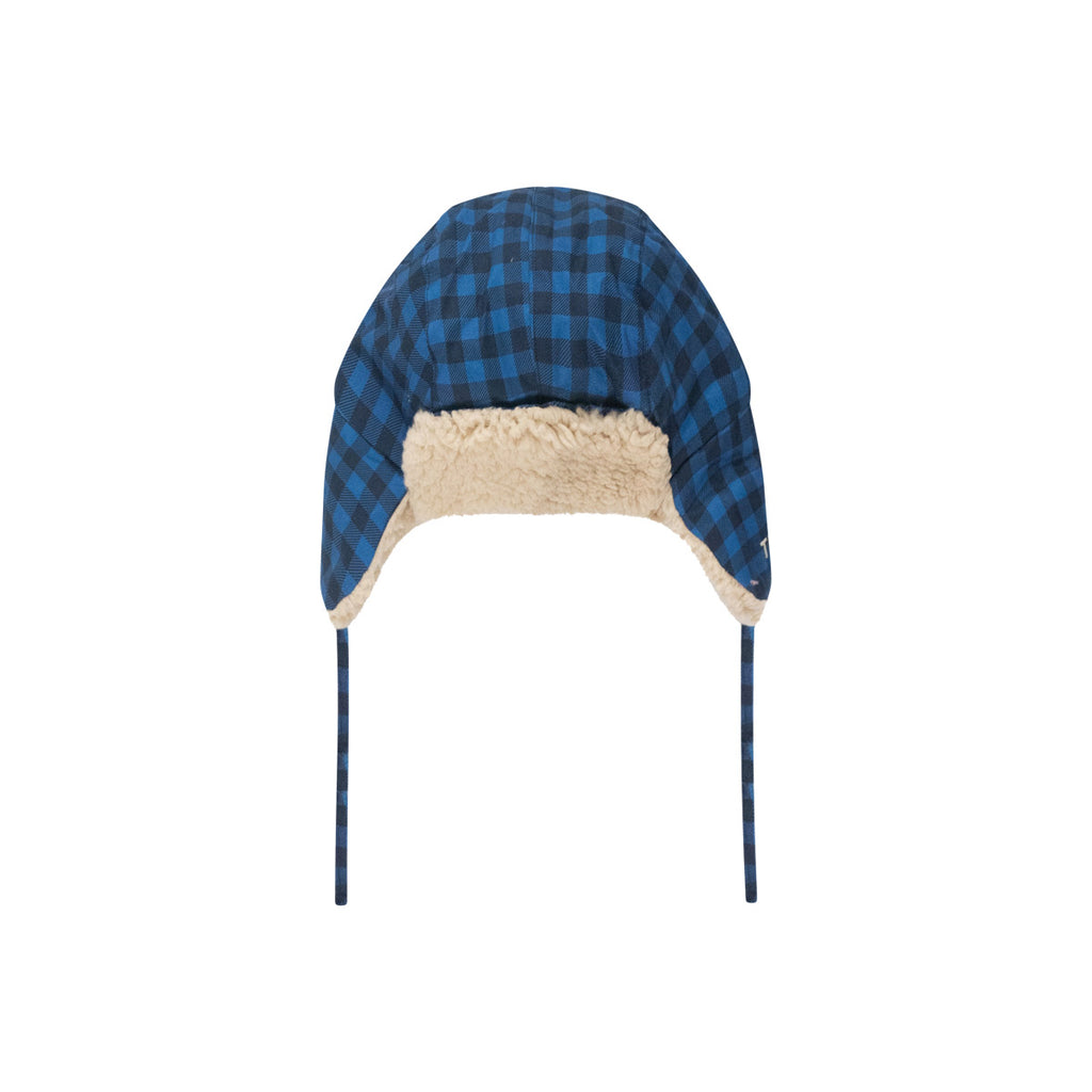 Tiny Cottons - Vichy chapka hat - blue / navy | Scout & Co