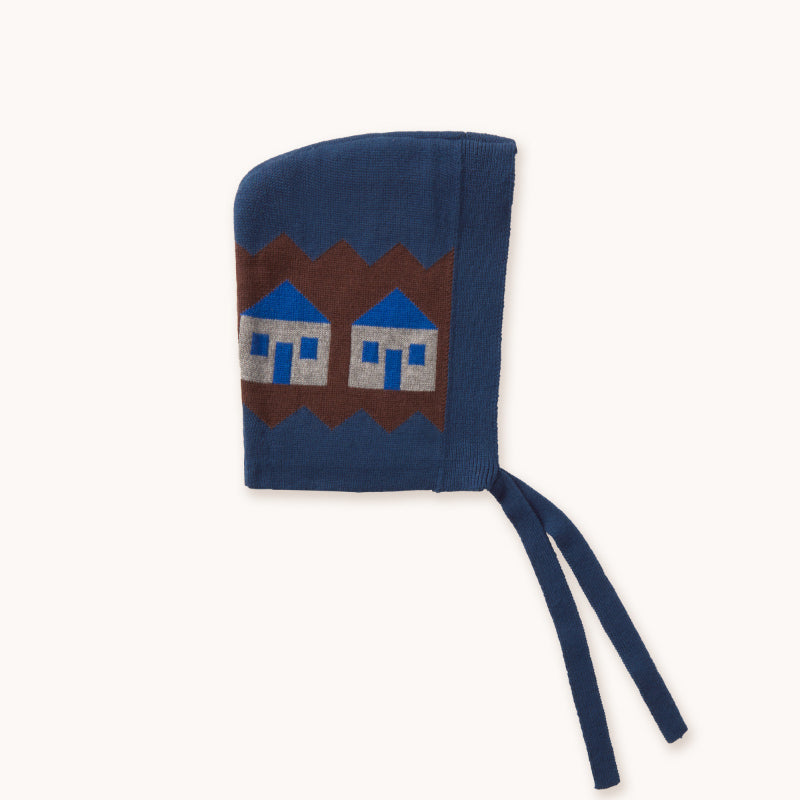 Tiny Cottons - Houses knit bonnet | Scout & Co