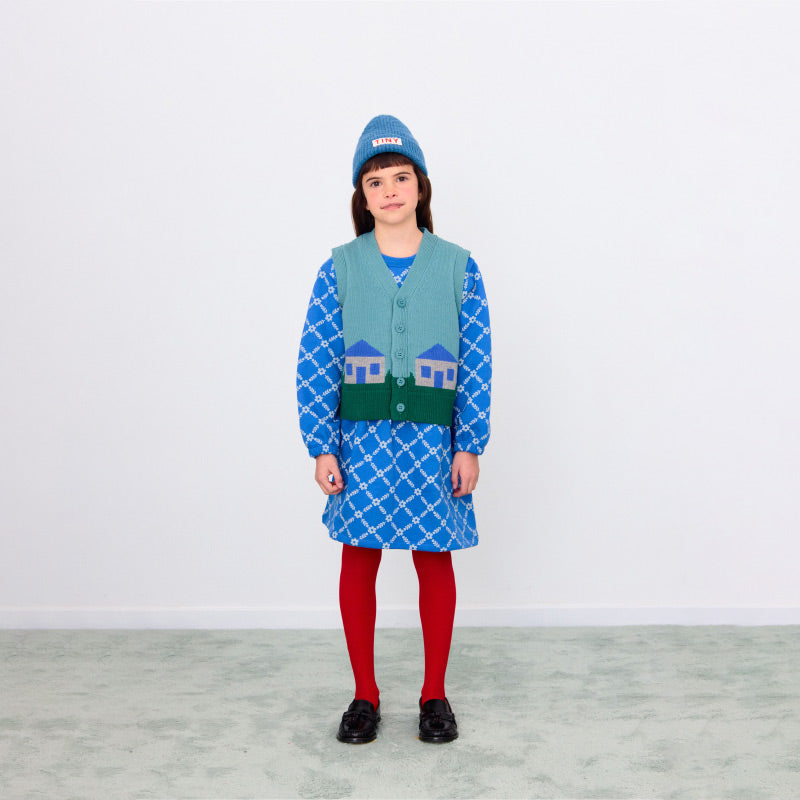 Tiny Cottons - Houses knit vest | Scout & Co