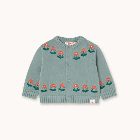 Tiny Cottons - Flowers knit cardigan - baby | Scout & Co