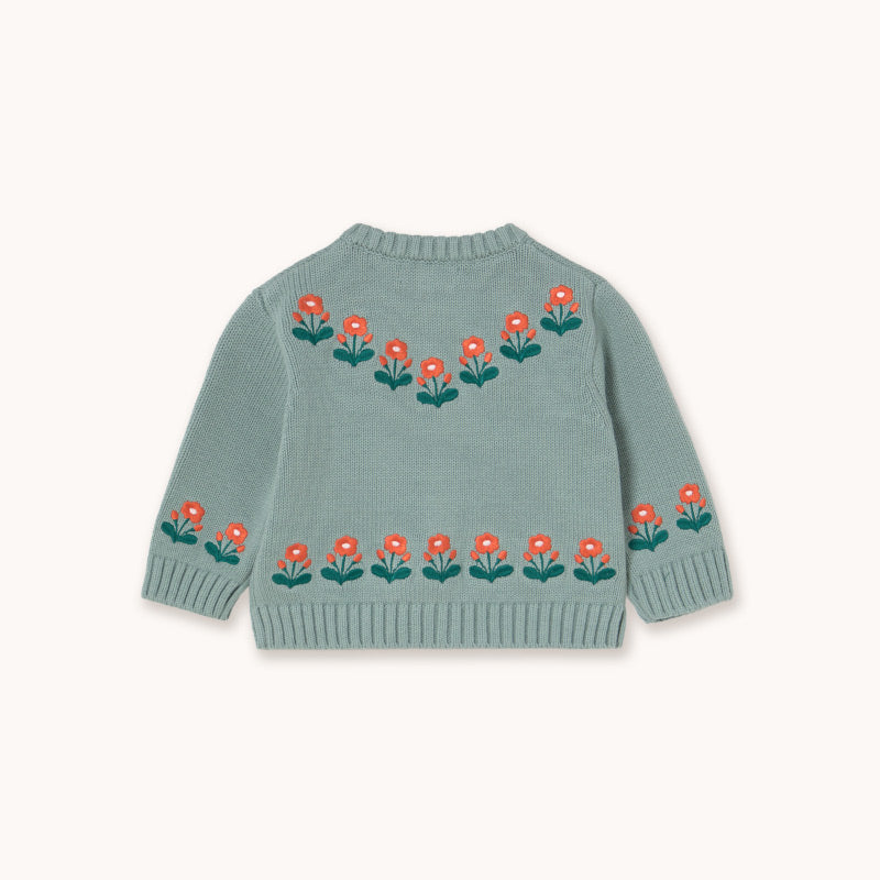Tiny Cottons - Flowers knit cardigan - baby | Scout & Co
