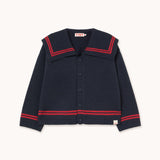 Tiny Cottons - Stripes Tiny cardigan - navy | Scout & Co