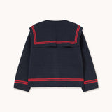 Tiny Cottons - Stripes Tiny cardigan - navy | Scout & Co