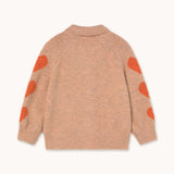 Tiny Cottons - Hearts cardigan - Wild Rose | Scout & Co