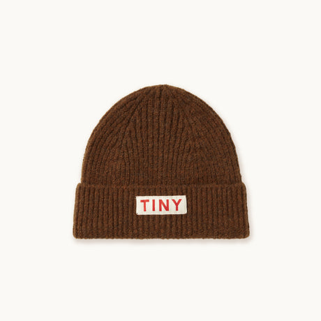 Tiny Cottons - Solid beanie hat - dark brown | Scout & Co