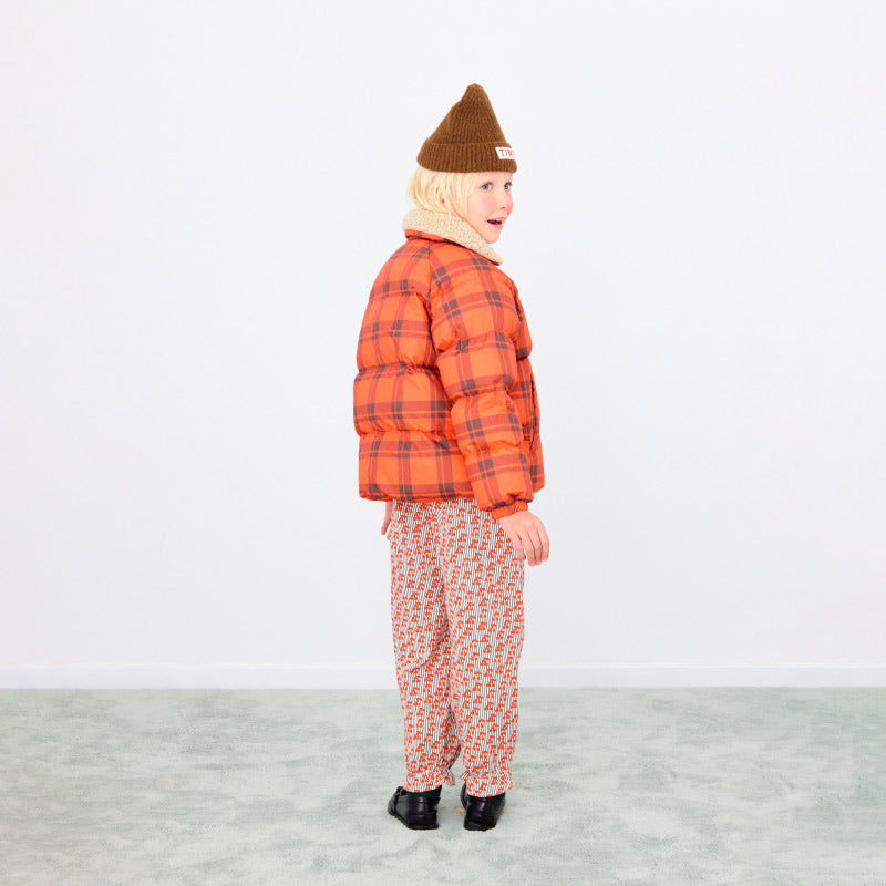 Tiny Cottons - Check padded jacket - summer red | Scout & Co