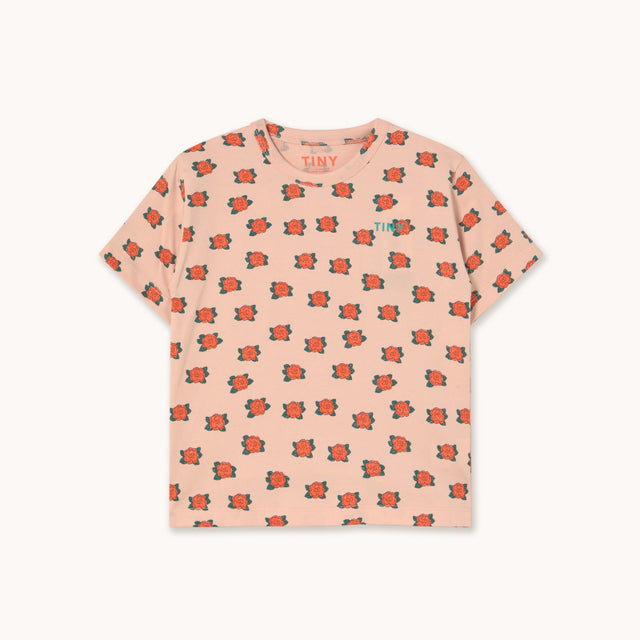 Tiny Cottons - Camelias tee - wild rose | Scout & Co