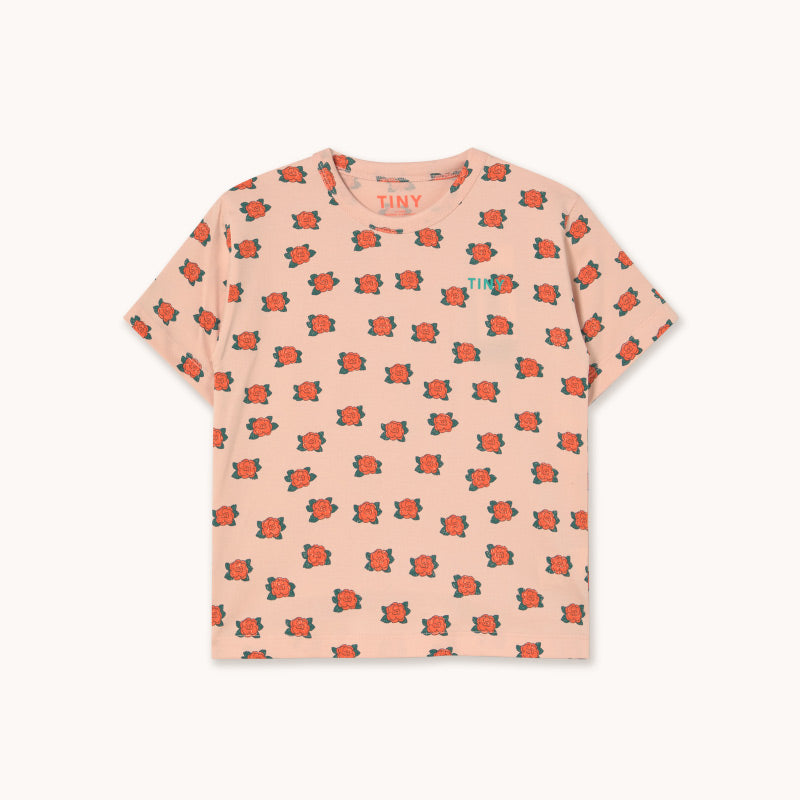 Tiny Cottons - Camelias tee - wild rose | Scout & Co