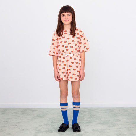 Tiny Cottons - Camelias tee - wild rose | Scout & Co