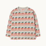 Tiny Cottons - Cherry rib tee - light cream heather | Scout & Co