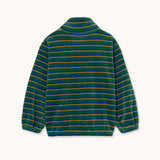 Tiny Cottons - Duo Stripes mockneck sweatshirt - dark green | Scout & Co