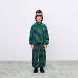 Tiny Cottons - Duo Stripes sweatpants - dark green | Scout & Co